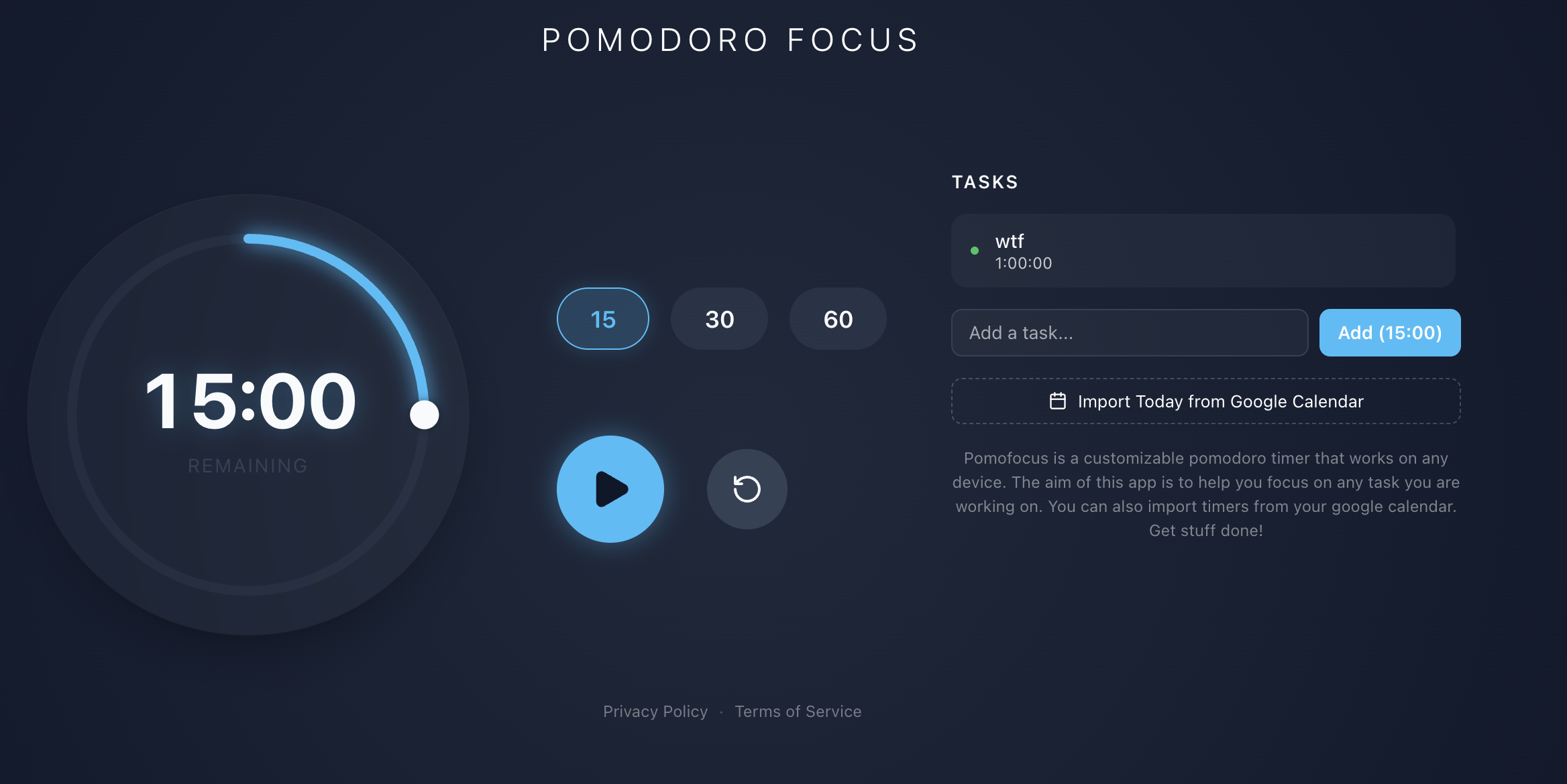 Pomodoro Timer